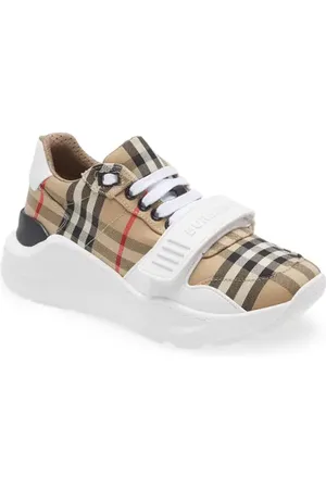 Burberry Regis Check Sneaker in at Nordstrom, Size 10Us