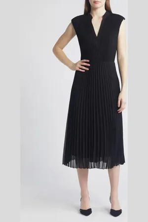 HUGO BOSS Diloh Midi A-Line Dress in at Nordstrom, Size 16