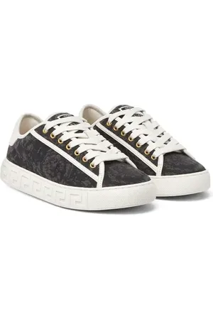 VERSACE Barroco Greca Jacquard Low Top Sneaker in at Nordstrom, Size 5Us