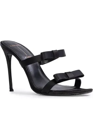 BLACK SUEDE STUDIO Chic Slide Sandal in at Nordstrom, Size 8.5Us