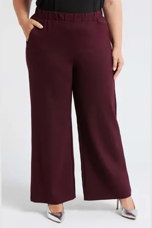 UNIVERSAL STANDARD Stephanie Wide Leg Ponte Pants in at Nordstrom, Size Xl