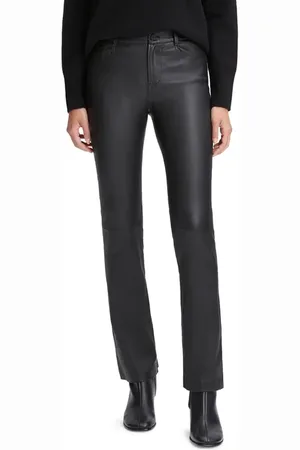 Vince Stretch Bootcut Leather Pants in at Nordstrom, Size 8