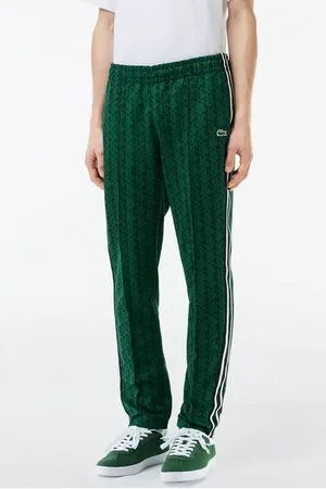 Lacoste Regular Fit Geo Print Track Pants in at Nordstrom, Size 5