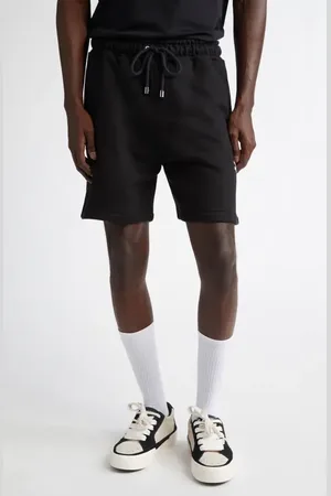AMIRI Quad Logo Cotton Graphic Sweat Shorts in at Nordstrom, Size Xx-Large