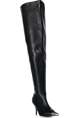 AZALEA WANG Donato Pointed Toe Over the Knee Boot in at Nordstrom, Size 7