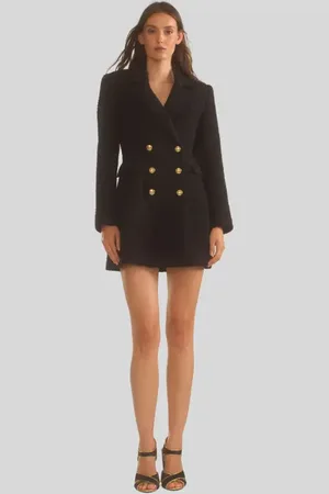 Cynthia Rowley Bardot Boucl?? Blazer Dress in at Nordstrom, Size 6