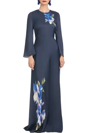 Sachin & Babi Alex Satin Crepe Gown in at Nordstrom, Size 20W