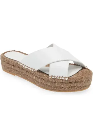 Paloma Barceló Norma Espadrille Platform Slide Sandal in at Nordstrom, Size 5Us