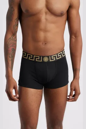 VERSACE Grecca Band Boxer Briefs in at Nordstrom, Size 4