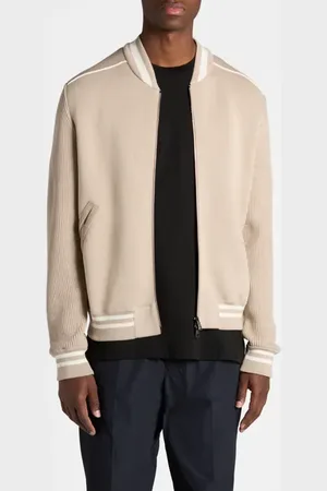 Moncler Cotton Blend Knit & Quilted Down Cardigan in at Nordstrom, Size Small