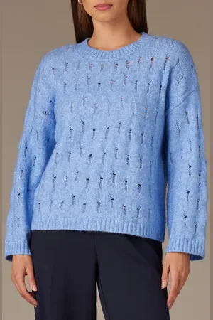 Wit & Wisdom Open Stitch Pullover Sweater in at Nordstrom, Size Large