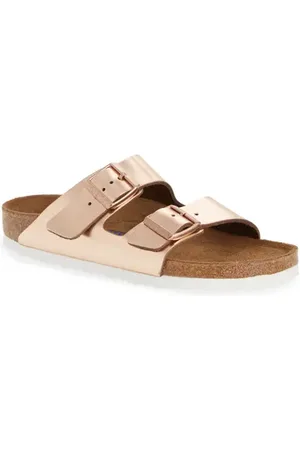 Birkenstock Arizona Soft Footbed Slide Sandal in at Nordstrom, Size 5-5.5Us
