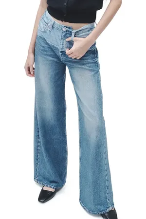 RAG&BONE Miramar Sofie High Waist Cotton Terry Sweatpant Jeans in at Nordstrom, Size 26
