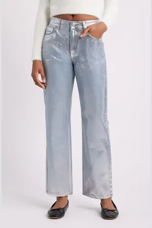 BP. Shine High Waist Straight Leg Jeans in at Nordstrom, Size 31