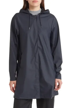 Rains Waterproof A-Line Rain Jacket in at Nordstrom, Size X-Small