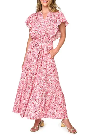 GIBSONLOOK The Grace Floral Maxi Dress in at Nordstrom, Size X-Small
