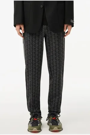 Lacoste Regular Fit Geo Print Track Pants in at Nordstrom, Size 8