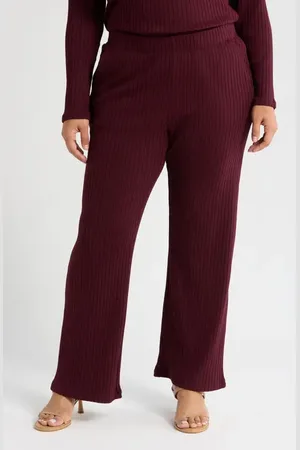 UNIVERSAL STANDARD Rib Bootcut Pants in at Nordstrom, Size 3Xl
