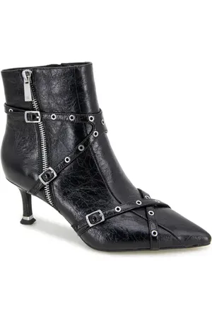 Kenneth Cole Umi Pointed Toe Moto Bootie in at Nordstrom, Size 8.5