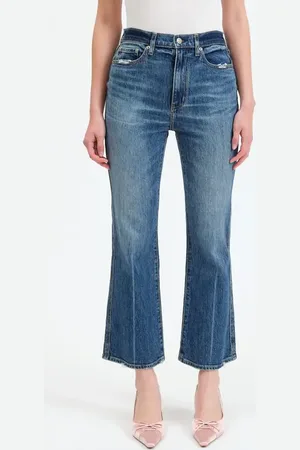 Danny Daze Soho High Waist Ankle Flare Jeans in at Nordstrom, Size 25