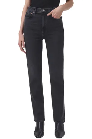 AGOLDE High Waist Stovepipe Jeans in at Nordstrom, Size 32
