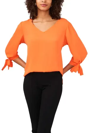 Chaussmoi Tie Sleeve Blouse in at Nordstrom, Size Medium