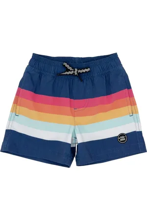 Feather 4 Arrow Vintage Stripe Volley Swim Trunks in at Nordstrom, Size 6-12M