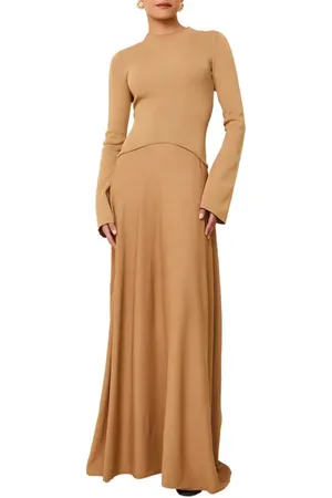 Solid The Soglio Long Sleeve Maxi Dress in at Nordstrom, Size X-Large