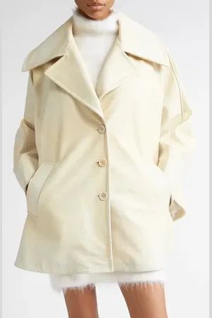 Marni Printed Calfskin Leather Cape in at Nordstrom, Size 0 Us