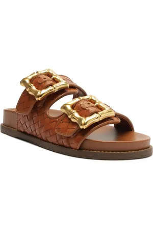 Schutz Enola Woven Strap Sandal in at Nordstrom, Size 5