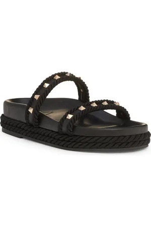 VALENTINO GARAVANI Rockstud Platform Slide Sandal in at Nordstrom, Size 7Us