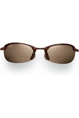 Maui Jim Makaha 64mm Polarized Oversize Round Sunglasses in at Nordstrom, Size +1.50