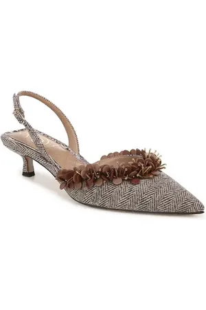 Sam Edelman Trent Slingback Pointed Toe Kitten Heel Pump in at Nordstrom, Size 5.5
