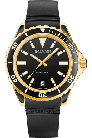 Balmain Ophrys Dive Rubber Strap Watch, 38.5mm in at Nordstrom