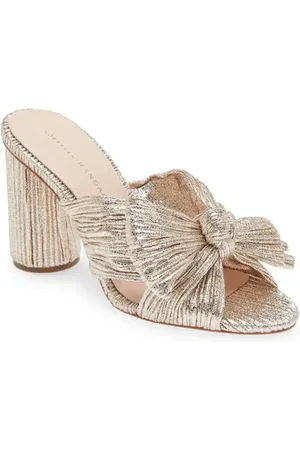 Loeffler Randall Penny Knotted Lam?? Sandal in at Nordstrom, Size 5