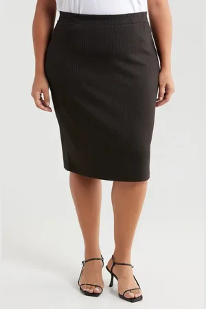 UNIVERSAL STANDARD Danube Stretch Ponte Skirt in at Nordstrom, Size 3Xl