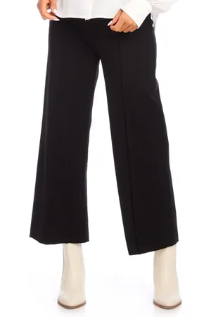 Karen Kane Pintuck Crop Wide Leg Pants in at Nordstrom, Size X-Large