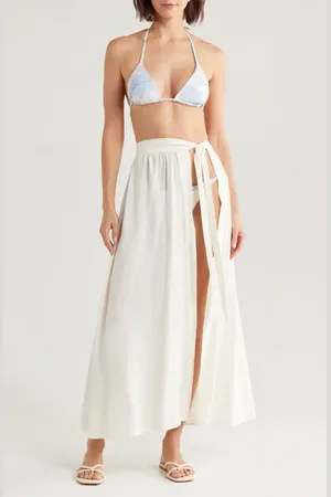 BOAMAR Louise Side Tie Cover-Up Maxi Skirt in at Nordstrom, Size Small