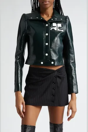Courrèges Re-Edition Vinyl Jacket in at Nordstrom, Size 4 Us