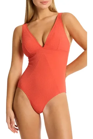 SEA LEVEL Panel Line Multifit One-Piece Swimsuit in at Nordstrom, Size 4 Us