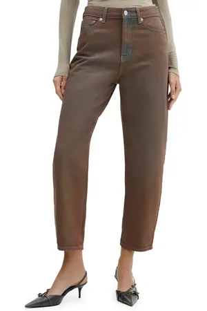 MANGO High Waist Slouchy Jeans in at Nordstrom, Size 2