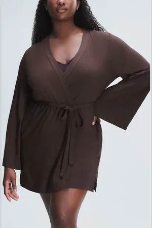 Savage X Fenty Sleek Stitch Robe in at Nordstrom, Size Medium