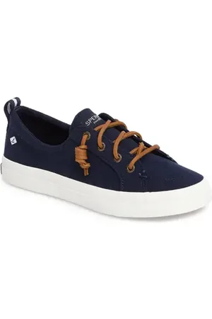 Sperry Crest Vibe Slip-On Sneaker in Navy Canvas at Nordstrom, Size 5.5