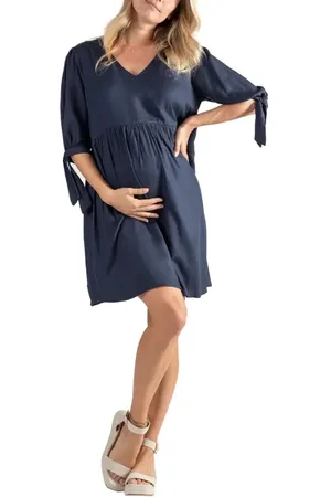 Cache Coeur Amy Maternity/Nursing Babydoll Dress in at Nordstrom, Size Small