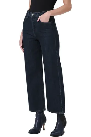AGOLDE Ren High Waist Ankle Wide Leg Jeans in at Nordstrom, Size 23