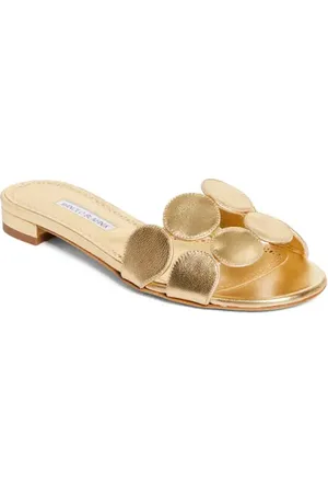 Manolo Blahnik Haribal Slide Sandal in at Nordstrom, Size 5.5Us