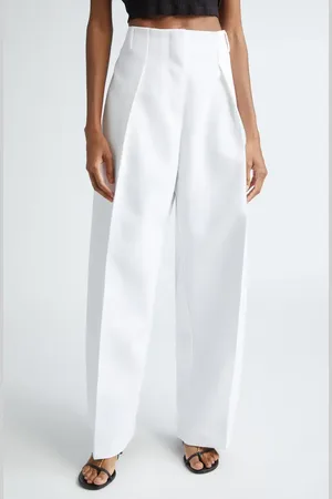 Jacquemus Le Pantalon Ovalo Wide Leg Trousers in at Nordstrom, Size 14 Us