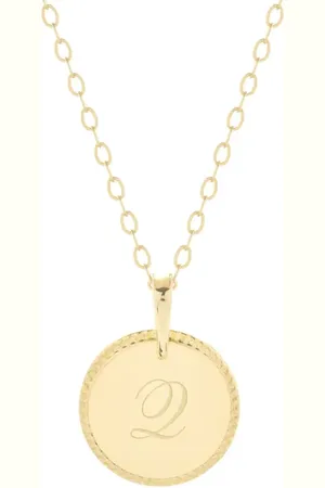 Brook and York Milia Initial Pendant Necklace in at Nordstrom