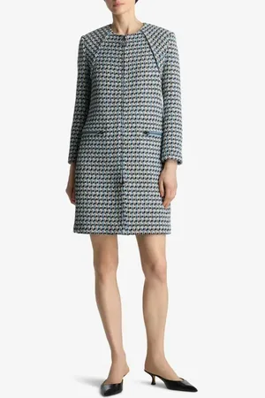 ST. JOHN Metallic Tweed Long Jacket in at Nordstrom, Size 4