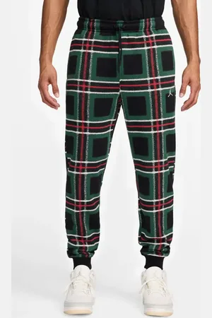 Jordan Plaid Fleece Joggers in at Nordstrom, Size Small